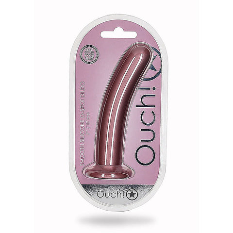 Smooth Silicone Suction G-Spot Dildo by Shots Toys