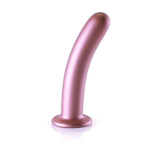 Smooth Silicone Suction G-Spot Dildo by Shots Toys