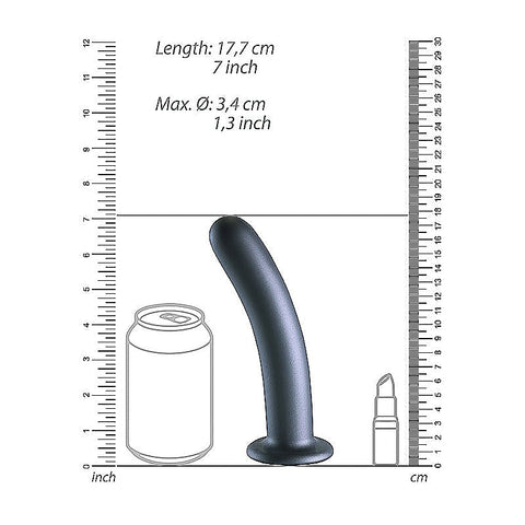 Smooth Silicone Suction G-Spot Dildo by Shots Toys