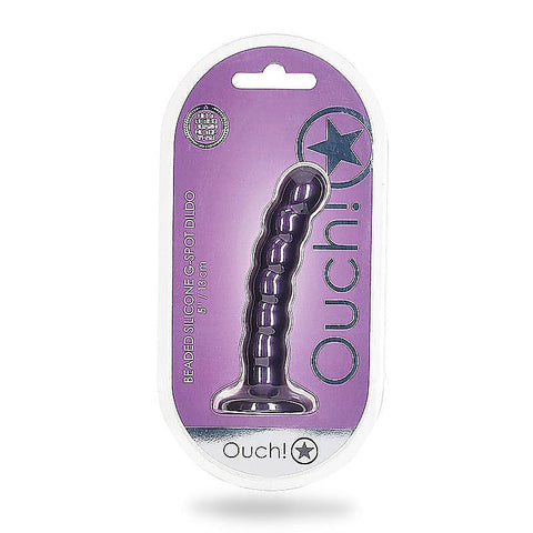 Beaded Silicone G-Spot Dildo by Shots Toys