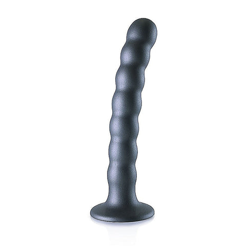 Beaded Suction Cup G-Spot Dildo by Shots Toys