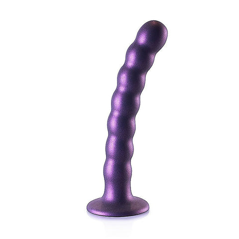 Beaded Suction Cup G-Spot Dildo by Shots Toys