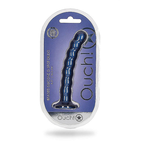 Beaded Suction Cup G-Spot Dildo by Shots Toys