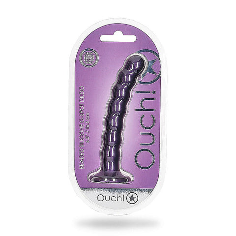 Beaded Suction Cup G-Spot Dildo by Shots Toys