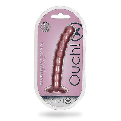 Beaded Suction Cup G-Spot Dildo by Shots Toys