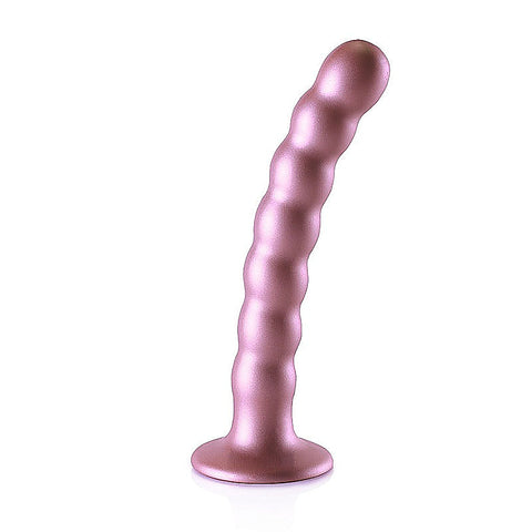 Beaded Suction Cup G-Spot Dildo by Shots Toys