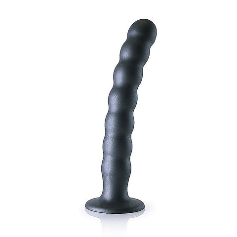 Suction Base Beaded G-Spot Dildo by Shots Toys