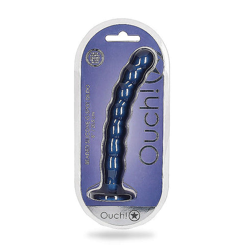 Suction Base Beaded G-Spot Dildo by Shots Toys