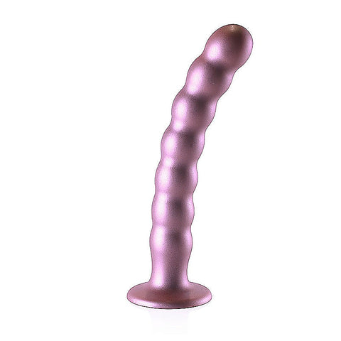 Suction Base Beaded G-Spot Dildo by Shots Toys