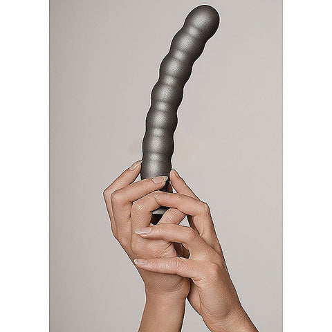 Suction Base Beaded G-Spot Dildo by Shots Toys