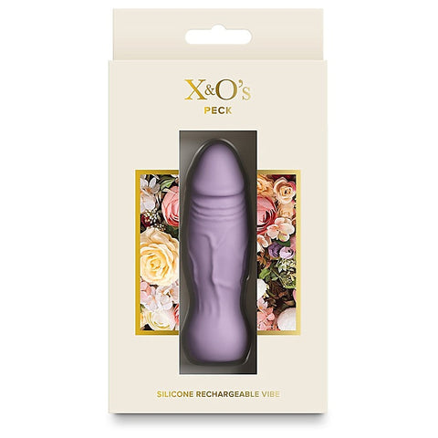 X and Os Peck Silicone Vibrator by NS Novelties