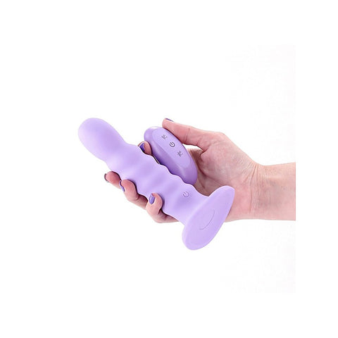 Colours Ribbed 6 inch Remote Control Dildo by NS Novelties