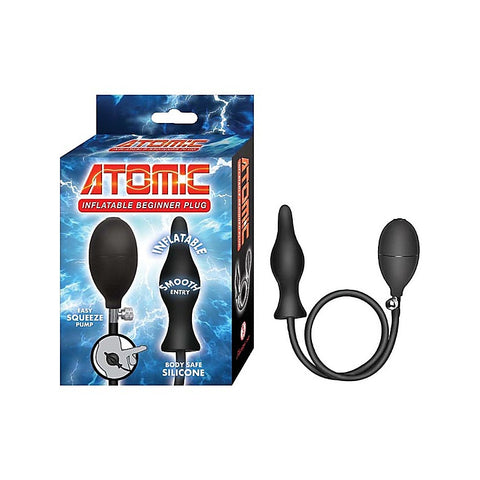 Atomic Inflatable Beginner Silicone Butt Plug by Nasstoys