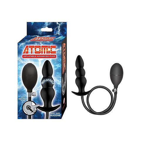 Atomic Inflatable Advanced Silicone Butt Plug by Nasstoys