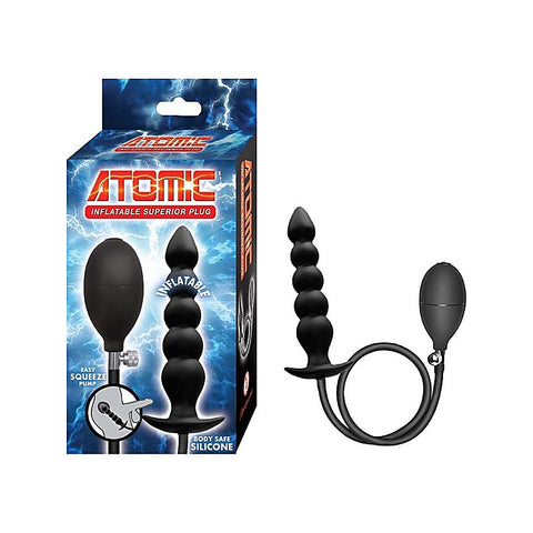 Atomic Inflatable Superior Silicone Butt Plug by Nasstoys