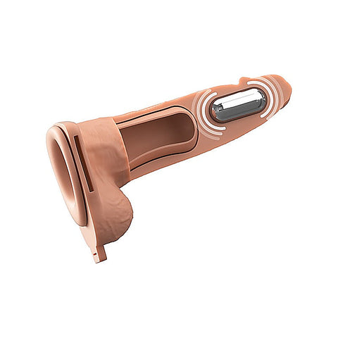 Fantasy X-Tensions Elite 6 in. Vibrating Strap-On