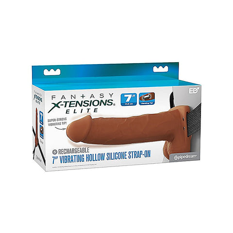 Fantasy X-Tensions Elite 7 inch Hollow Strap-On