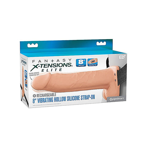 Fantasy X-Tensions Elite 8 inch Silicone Strap-On