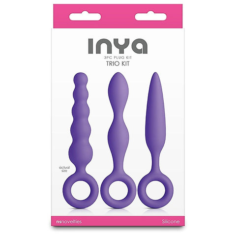 INYA Trio 3 Piece Silicone Butt Plug Kit by NS Novelties