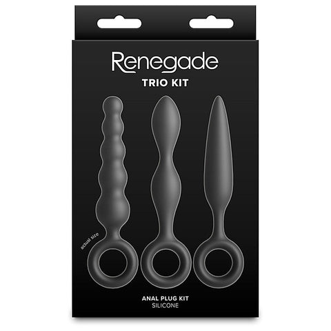 Renegade Trio Silicone Anal Plug Kit by NS Novelties