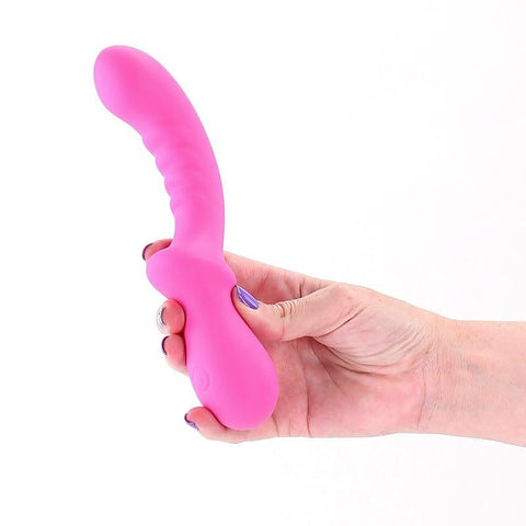 Pretty in Pink Peony Flexible G Spot Vibrator