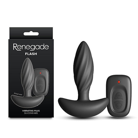 Renegade Flash Rechargeable Vibrating Butt Plug