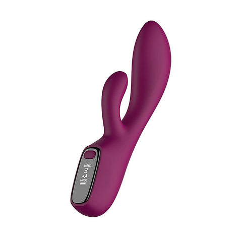 Rechargeable Rabbit Vibrator with LED Screen by Passion Play