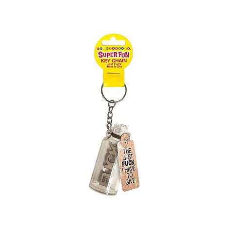 Super Last Fuck I Have To Give Keychain by Little Genie