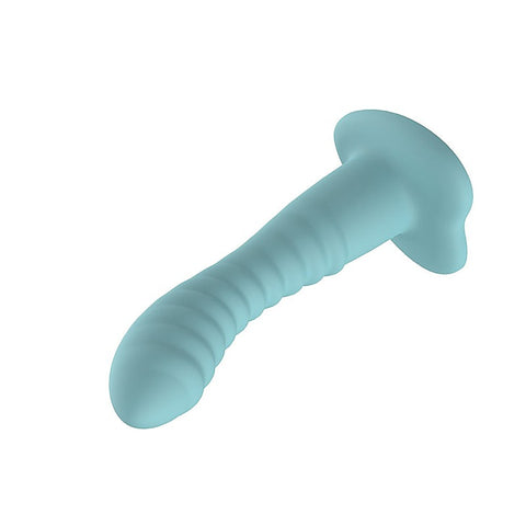 Liquid Silicone 18 cm Ridged Dildo by Passion Play