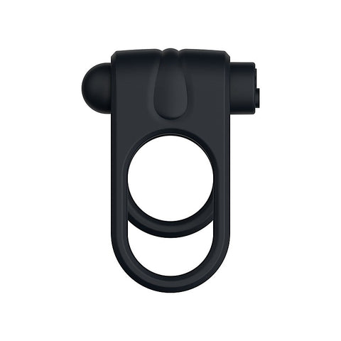 Silicone USB Rechargeable Cock & Balls Ring by Passion Play