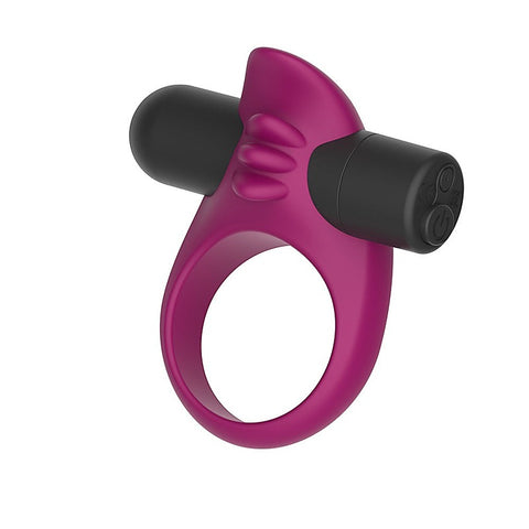 USB Rechargeable Vibrating Penis Ring by Passion Play