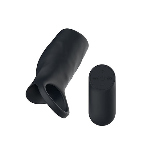 Remote Control Vibrating Cockring Sleeve by Passion Play