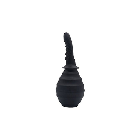 Silicone Ribbed Anti-Backflow Anal Douche by SXE Novelties