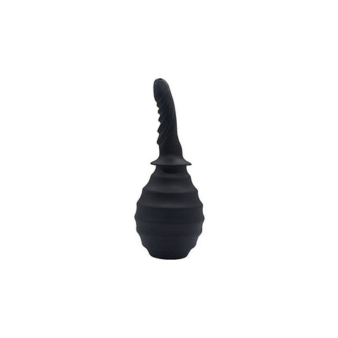 Silicone Ribbed Anti-Backflow Anal Douche by SXE Novelties