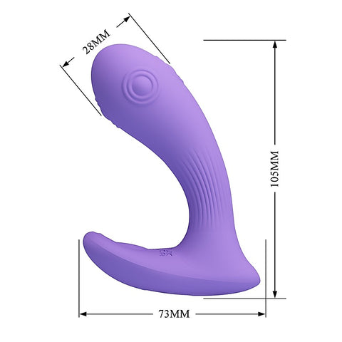 Andromeda Rechargeable Vibrating P Spot Stimulator by Baile