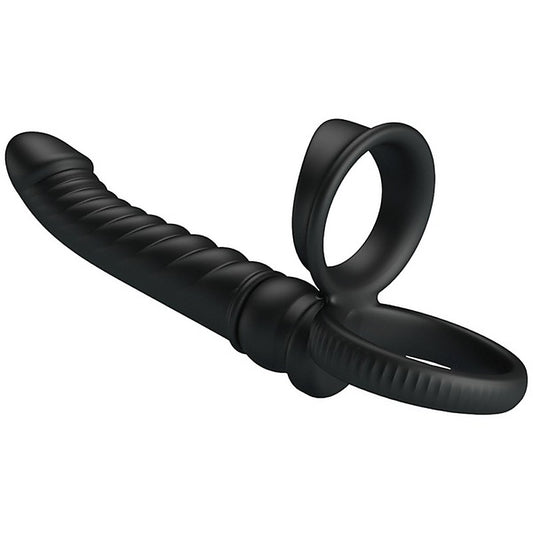 Merritt Vibrating Cockring with Anal Probe by Baile