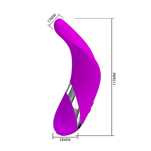 Cute Rechargeable Lay-on G Spot Vibrator by Baile