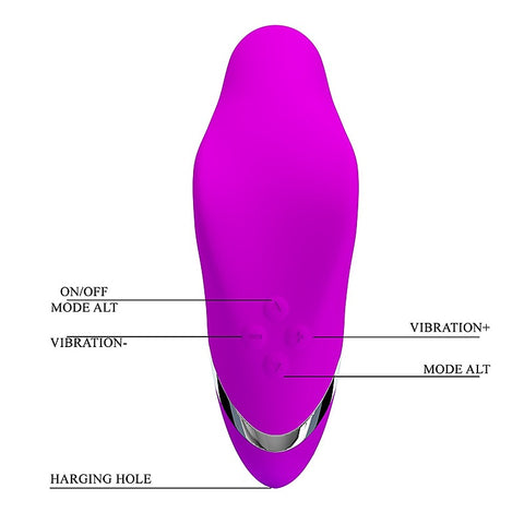 Cute Rechargeable Lay-on G Spot Vibrator by Baile