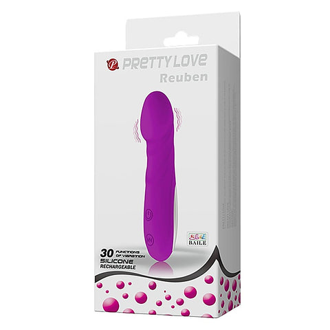 Reuben Petite Rechargeable Silicone G Spot Massager by Baile