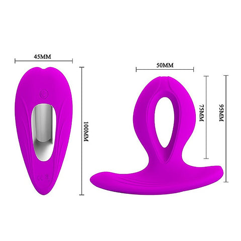 Remote Control USB Rechargeable Butt Plug by Baile