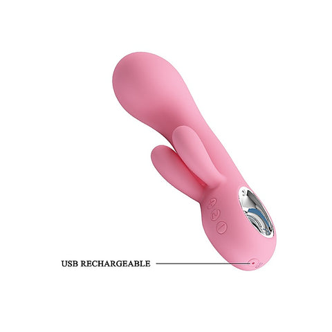 Chris 7 Functions Silicone Rabbit Vibrator by Baile