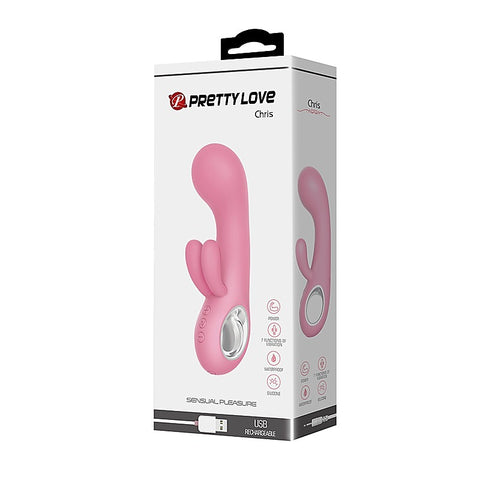 Chris 7 Functions Silicone Rabbit Vibrator by Baile