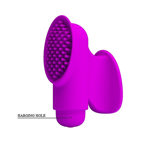 Freda 12 Functions Rechargeable Finger Sleeve Vibrator