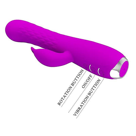 Rechargeable and Rotating Rabbit Vibrator by Baile