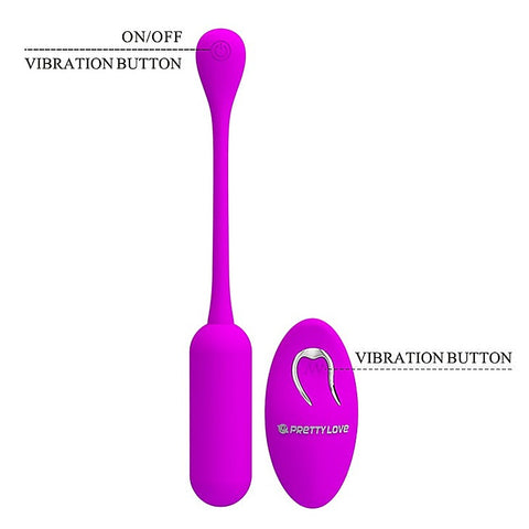 USB Rechargeable Remote Control Egg Vibrator by Baile