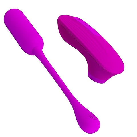 Remote Control Sucking Silicone Egg Vibrator by Baile