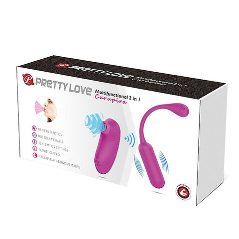Remote Control Sucking Silicone Egg Vibrator by Baile