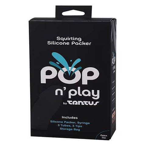 POP N Play Realistic Squirting Packer Dildo by Tantus