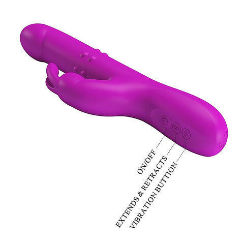 Rotating and Thrusting Rabbit Vibrator by Baile