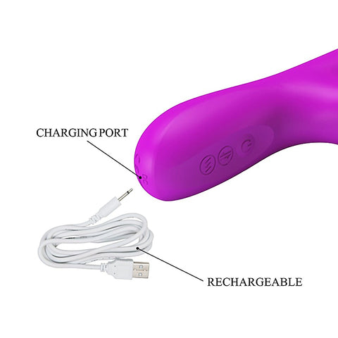 Rotating and Thrusting Rabbit Vibrator by Baile